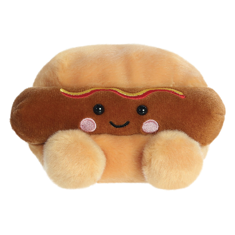 Palm Pals Colson Hot Dog – Kuscheliger Mini-Snack Für Die Handfläche, 13 Cm, Braun, Aus Recyceltem Material