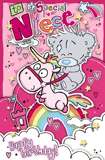 Me to You My Dinky Bear Special Niece Birthday Greetings Card