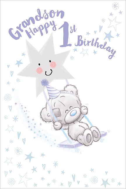 Me To You Grandson 1st Birthday First Birthday Card