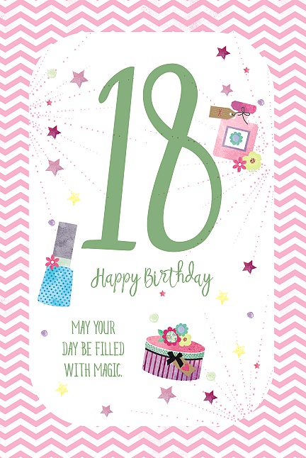 18th Birthday Card for Female, May Your Life Be Filled With Magic