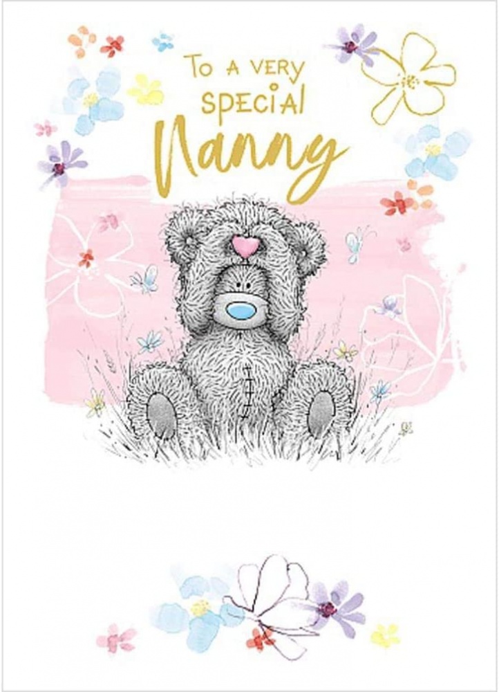 Me to You Tatty Teddy Special Nanny Birthday Greetings Card