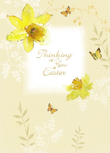 Thinking of You at Easter Greetings Card