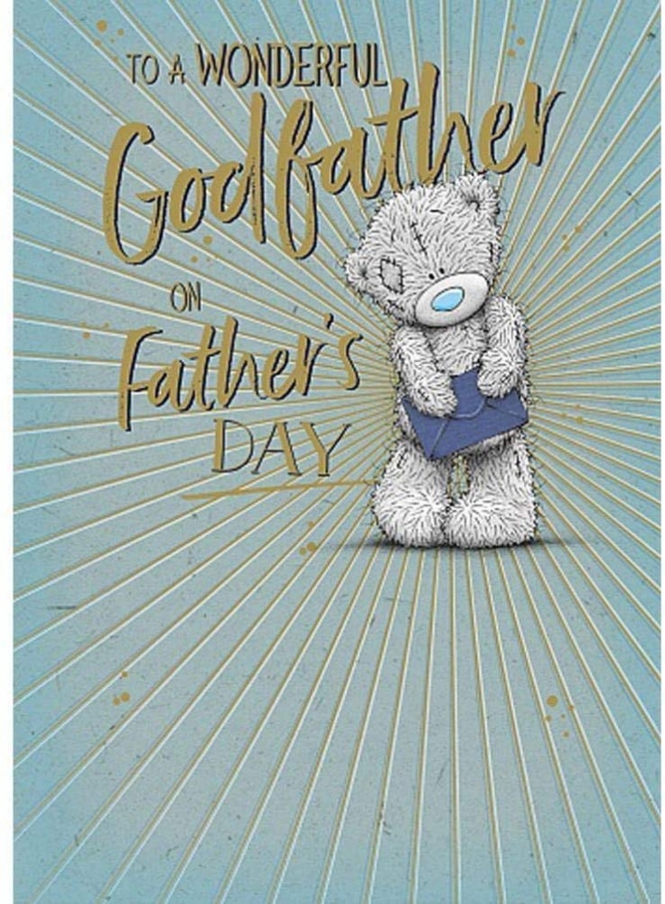Me To You  Wonderful Godfather Tatty Teddy Father's Day Card