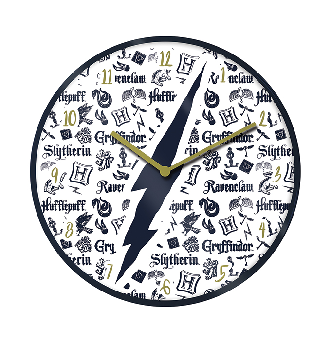 Harry Potter Infographic Wall Clock Gift Boxed
