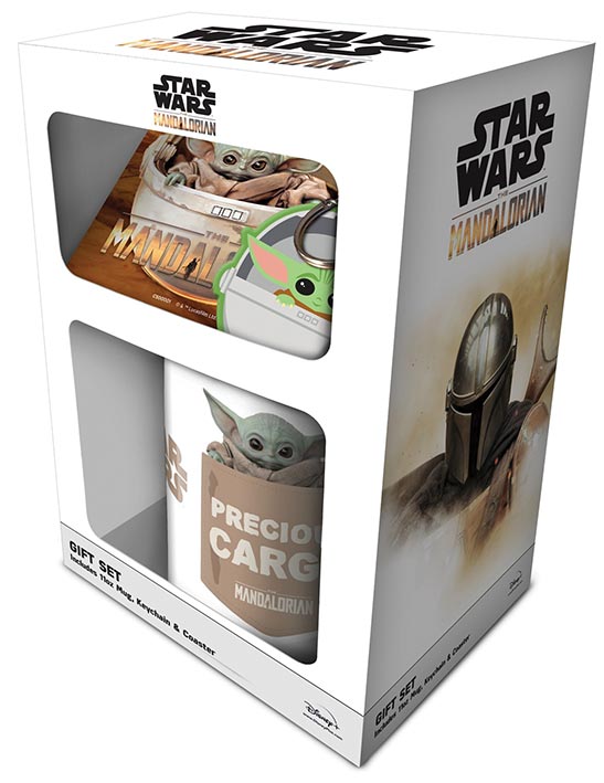 Star Wars The Mandalorian The Child Mug, Coaster and Keyring Gift Set