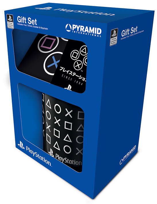 Playstation Onyx Mug, Coaster and Keyring Gift Set