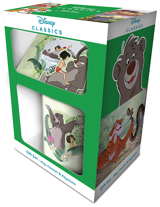 Disney The Jungle Book Best of Friends Mug, Coaster and Keyring Gift Set
