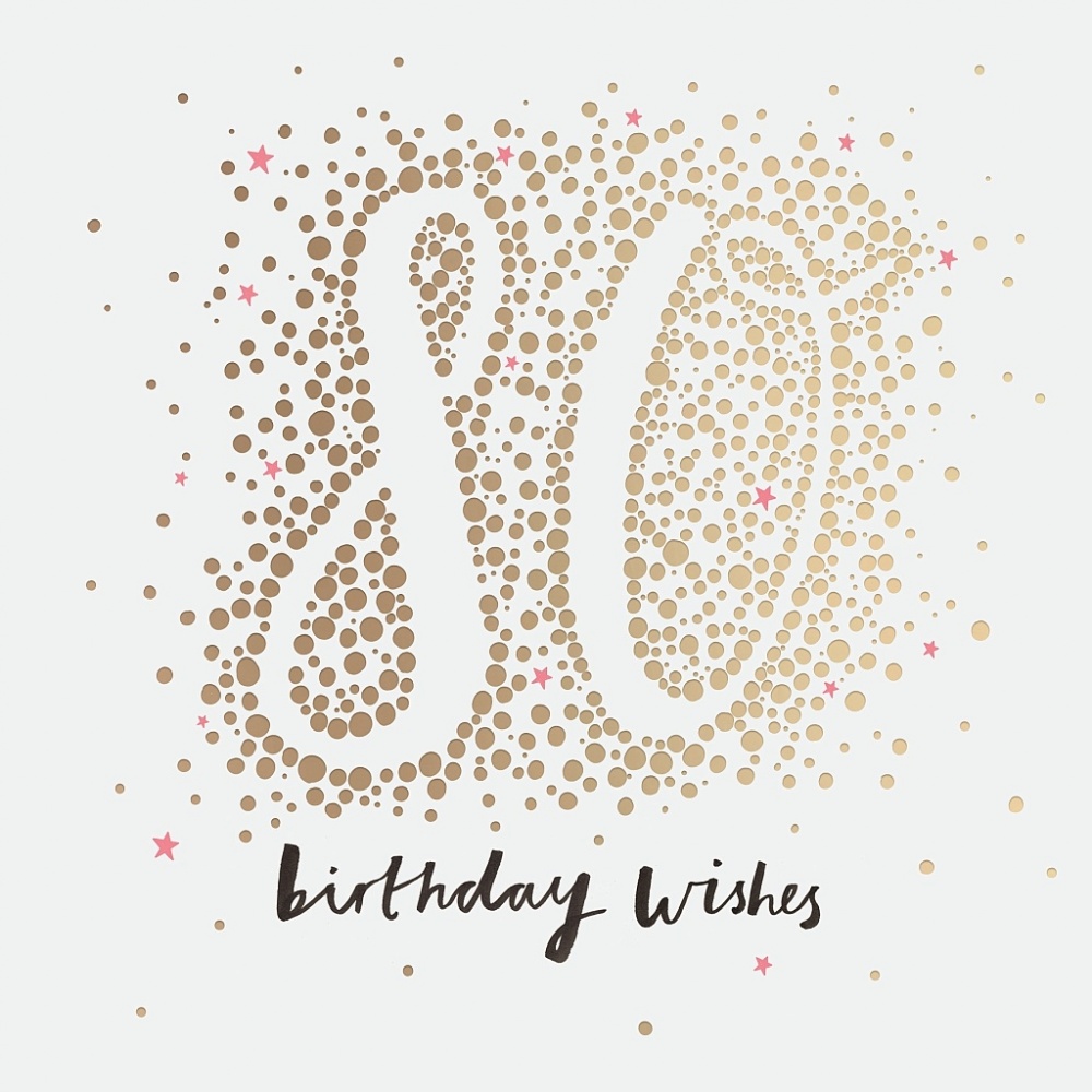 80th Birthday Card - 80 Birthday Wishes Greetings Card