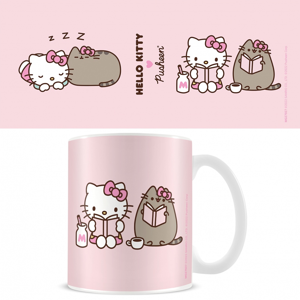 Pusheen x Hello Kitty Zzzzzzz Ceramic Mug Tea Coffee Cup