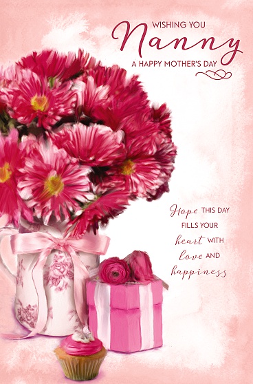 Wish You Nanny A Happy Mother's Day Greetings Card