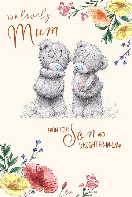 Me to You Tatty Teddy Mum From Son & Daughter In Law Mother's Day Card