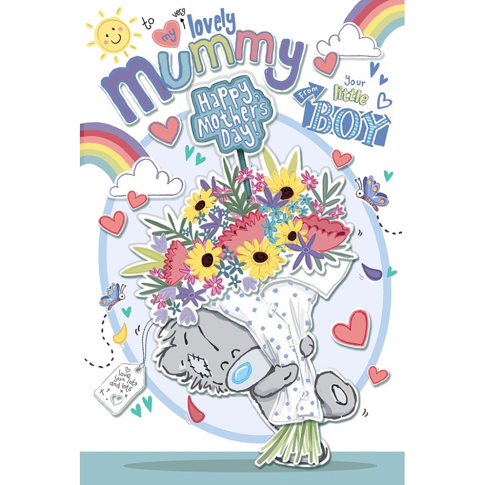 Me to You Lovely Mummy From Little Girl Mother's Day Card ...