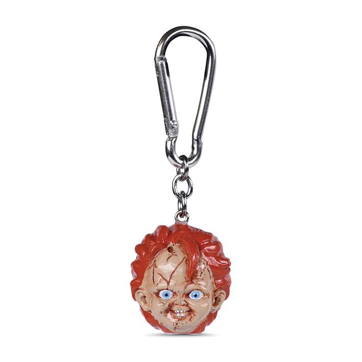 Child's Play Chucky Doll Head 3D Keychain / Keyring