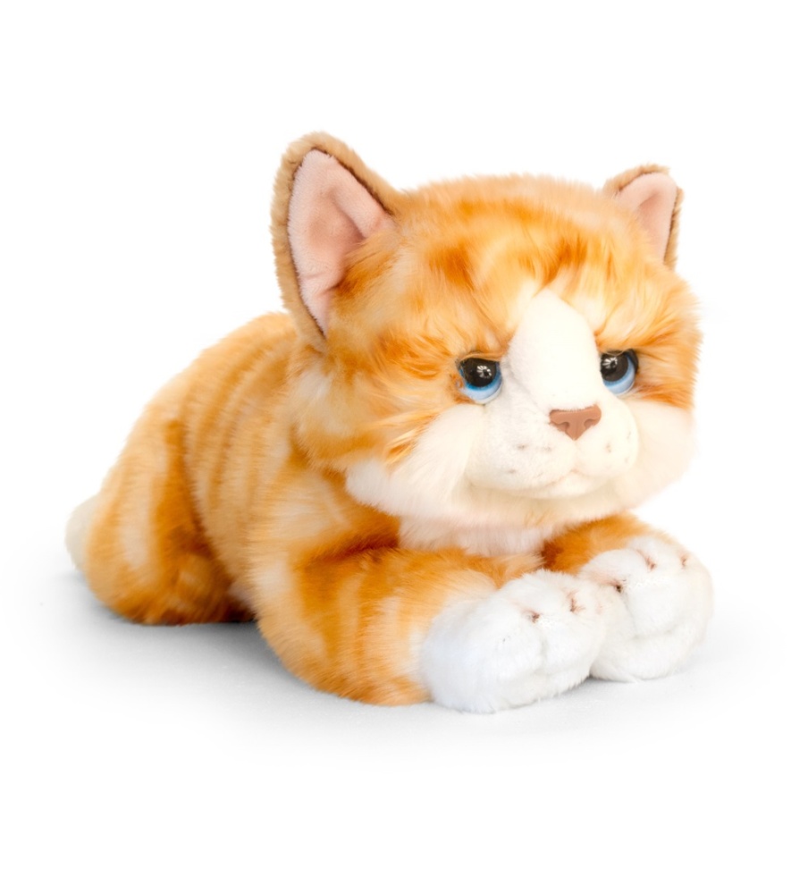 Plush Kitten Toys Uk Keel Toys Signature Large Cuddle Cat Ginger - Main Image