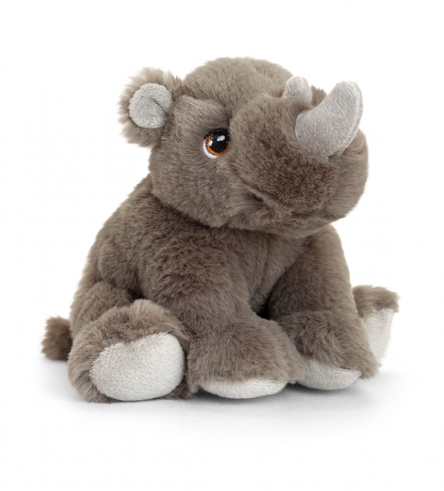 Keeleco 18cm Eco-Friendly Rhino Soft Toy Plush