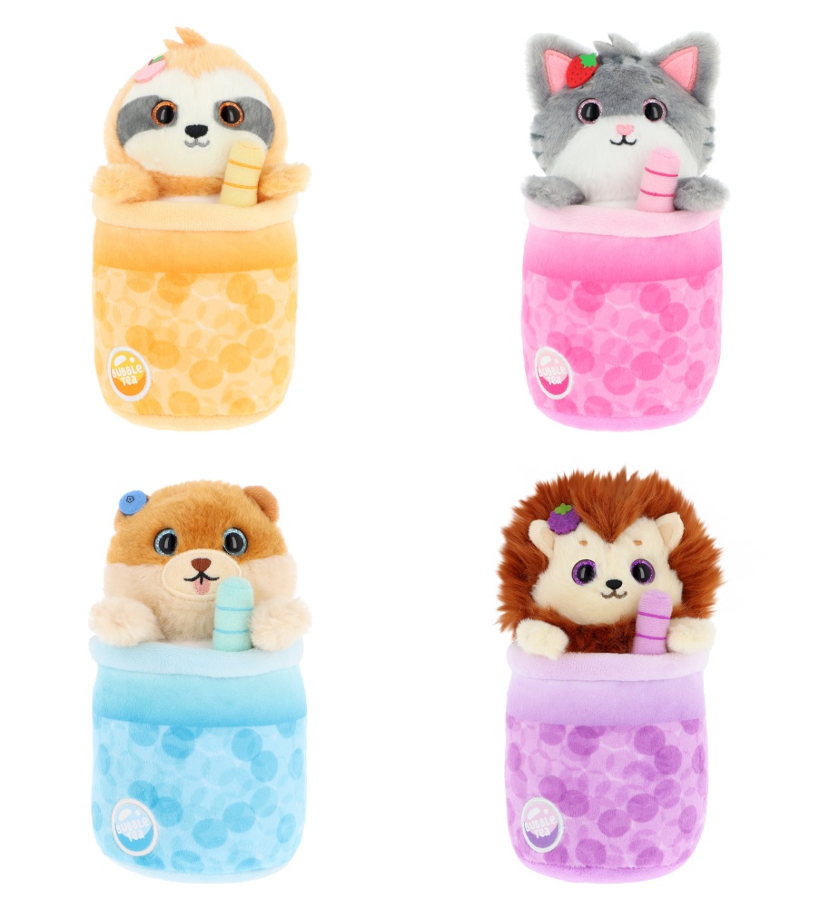 Keel Toys Bubble Tea Animal Plush Soft Toy 4 to choose from ...