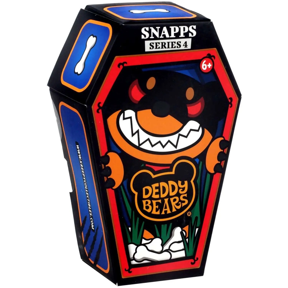 Snapps Coffin Deddy Bear 14cm Plush Series 4 - threelittlebears.co.uk