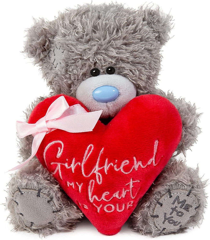 Me to You 7" Girlfriend Red Plush Heart Bear Tatty Teddy ...