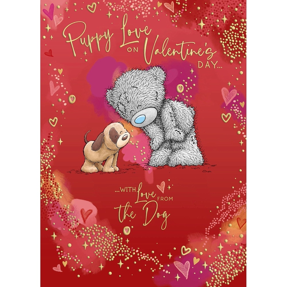 Me to You With love from the dog Valentines Day Card Tatty Teddy ...