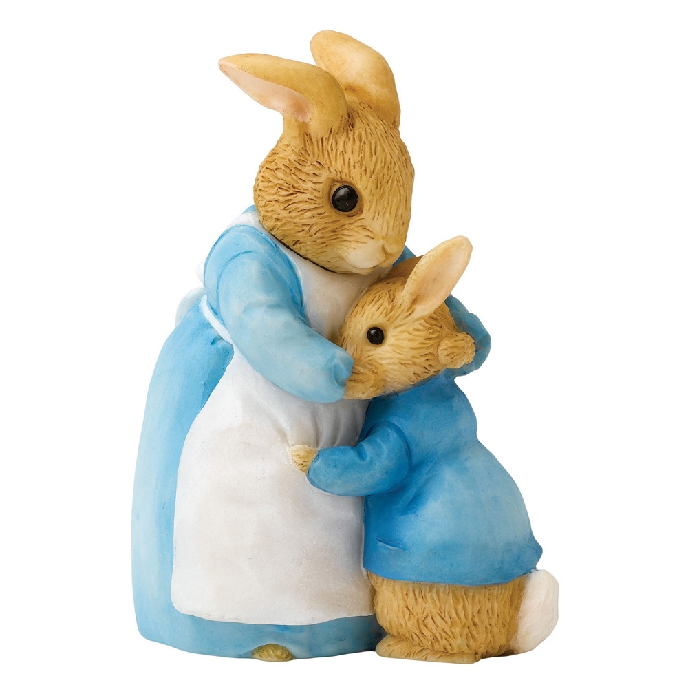 Beatrix Potter - Mrs Rabbit & Peter Figurine