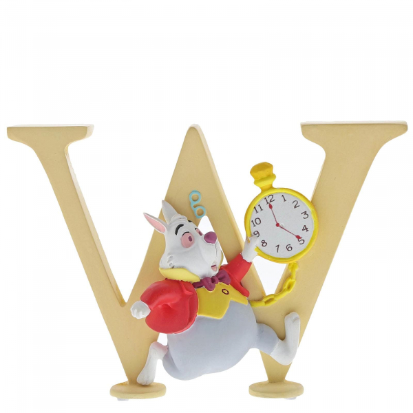 Enchanting Disney Collection Alphabet Letters - W - White Rabbit