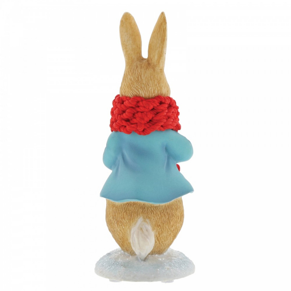 Beatrix Potter Peter Rabbit in a Festive Scarf Figurine ...