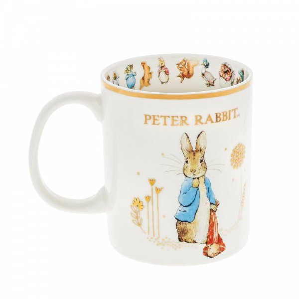 Beatrix Potter Peter Rabbit with Pocket Handkerchief Special Edition Mug