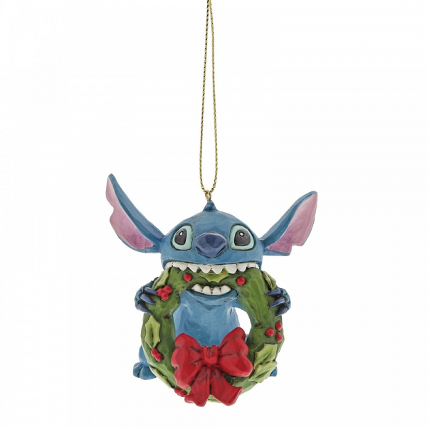 Disney Traditions Stitch Christmas Hanging Figurine
