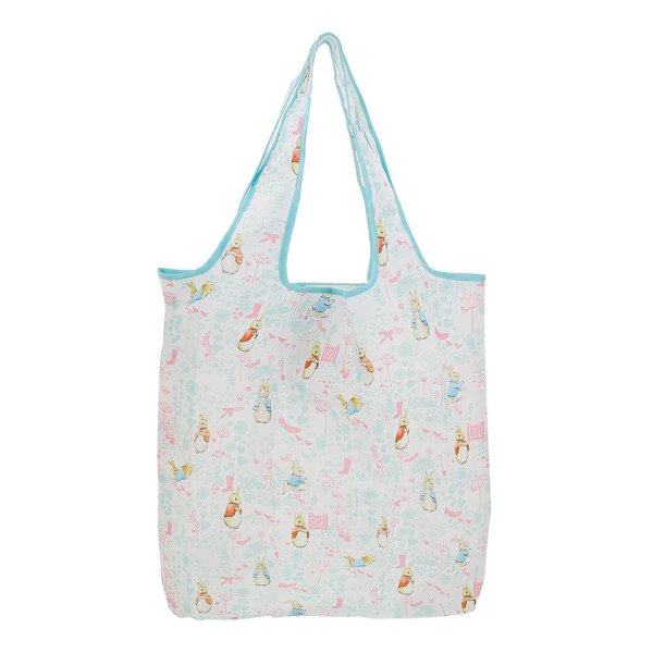 Beatrix Potter Peter Rabbit English Garden Fold up Tote Shopping Bag