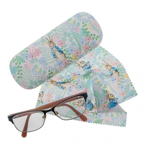 Peter Rabbit English Garden Glasses Case - threelittlebears.co.uk