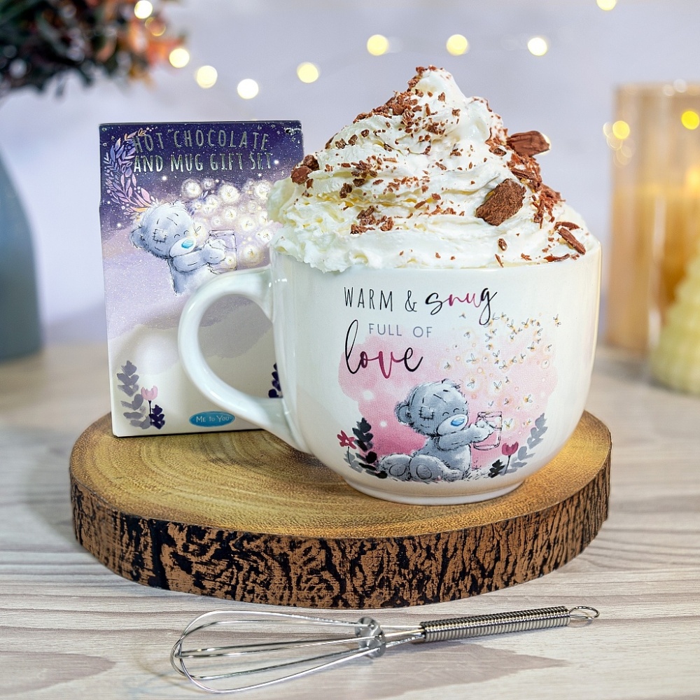 Me to You Hot Chocolate and Mini Whisk Gift Set Tatty Teddy