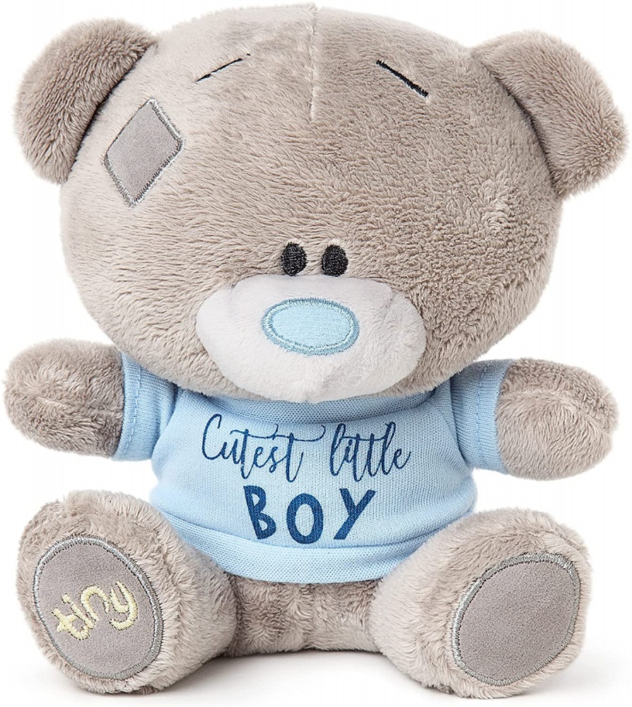 Me to You - Tiny Tatty Teddy Cutest Little Boy Blue T-shirt Push Bear