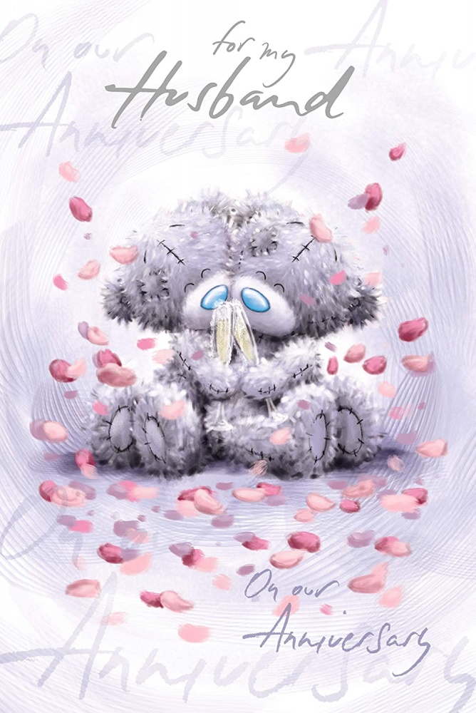 Me to You Tatty Teddy For My Husband Anniversary Greetings Card