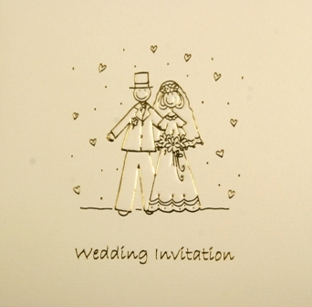 Bride & Groom Luxury Wedding Invitations