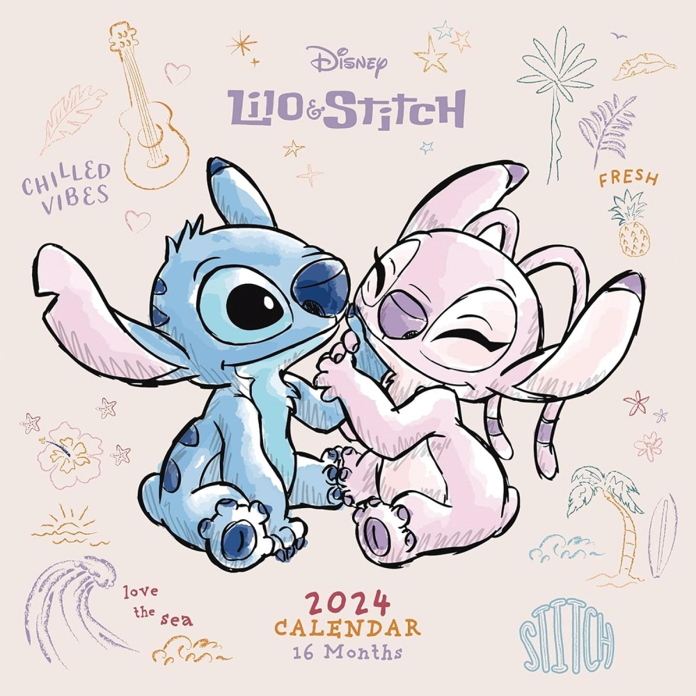 Disney Lilo & Stitch Official 2024 Calendar