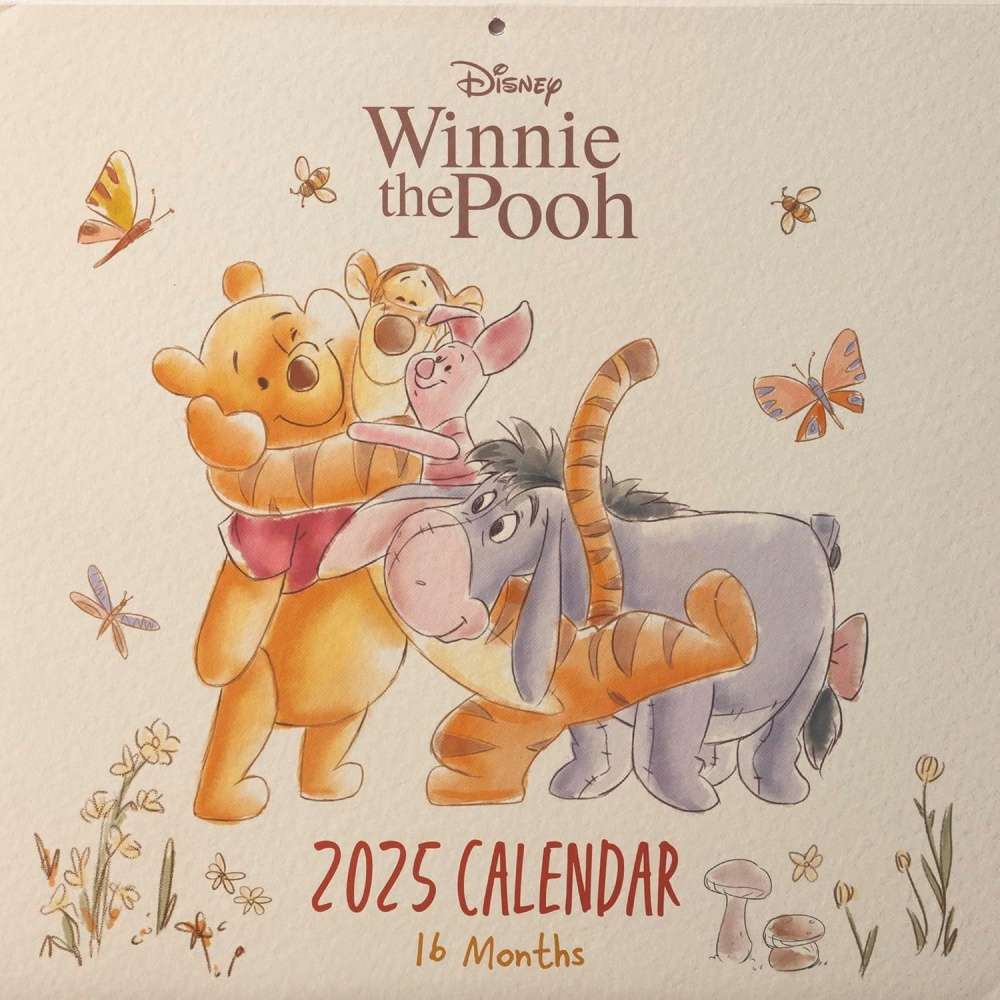 Disney Winnie The Pooh Official 2025 Calendar threelittlebears.co.uk