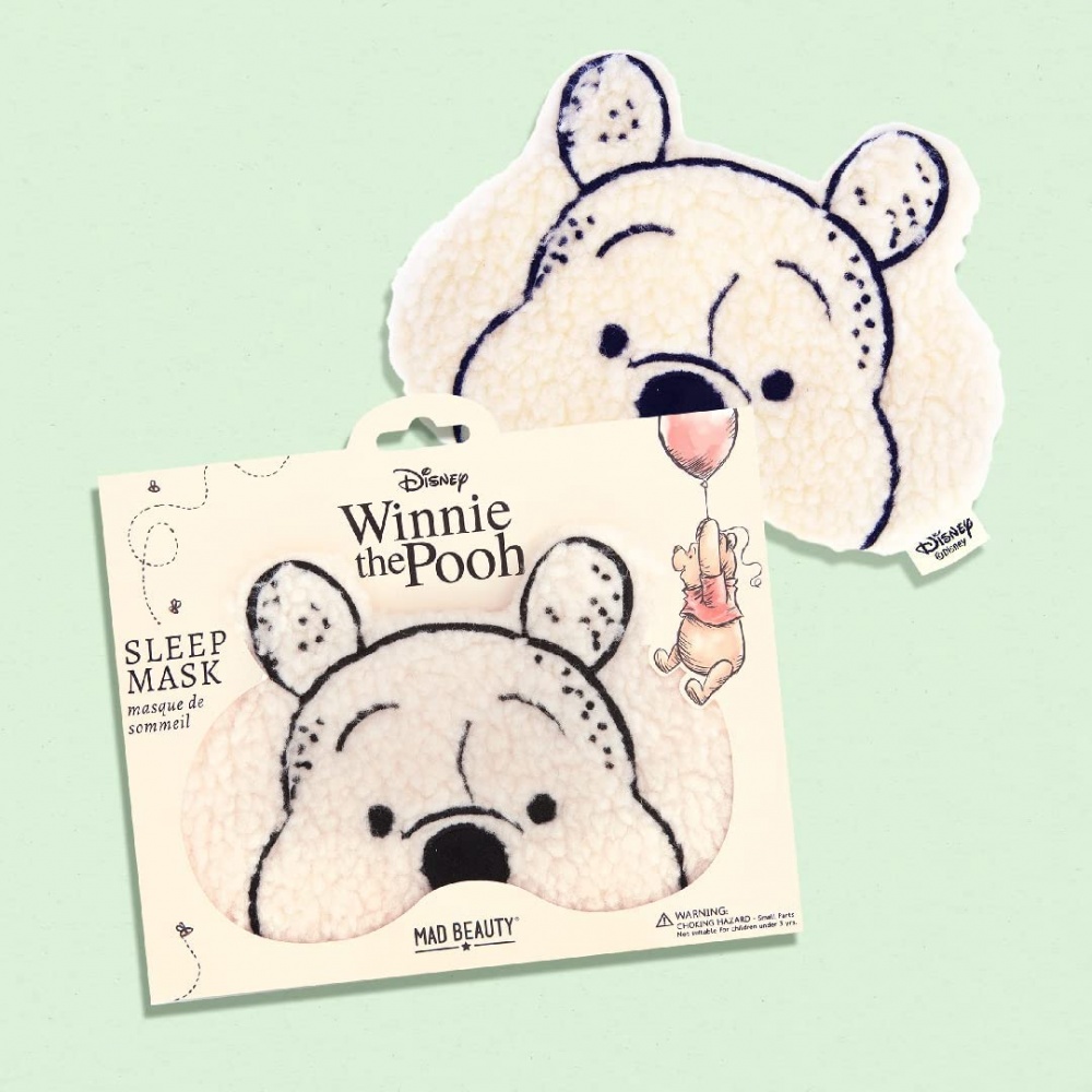 Disney Winnie The Pooh Sleep Mask Mad Beauty - threelittlebears.co.uk