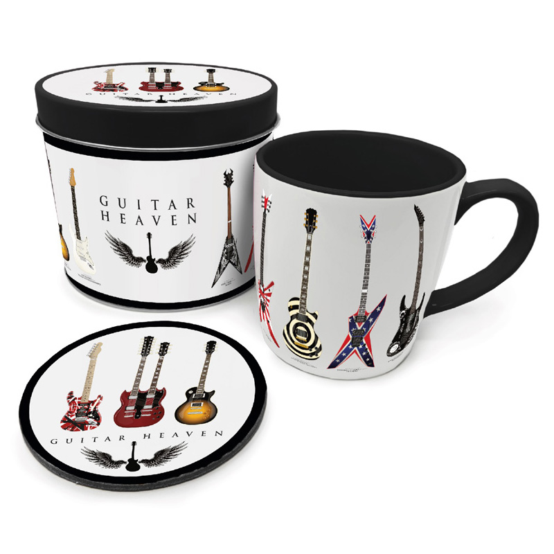 Guitar Heaven Mug, Coaster & Tin Gift Set