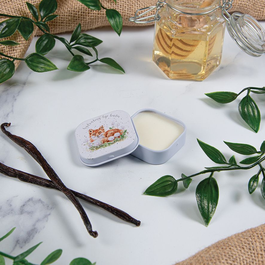 Wrendale Designs The Dandy Fox Honey & Vanilla Hydrating Lip Balm tin