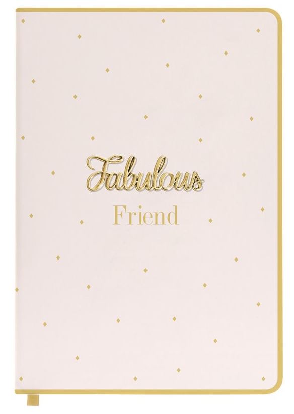 Fabulous Friend Pink A5 Notebook