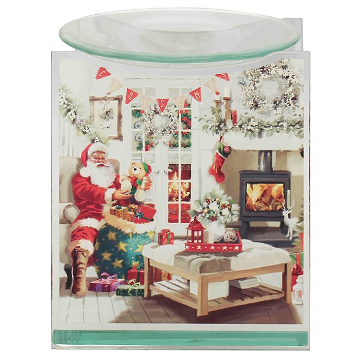 Santa Christmas Fragrance Oil Burner Wax Warmer Tealight Holder
