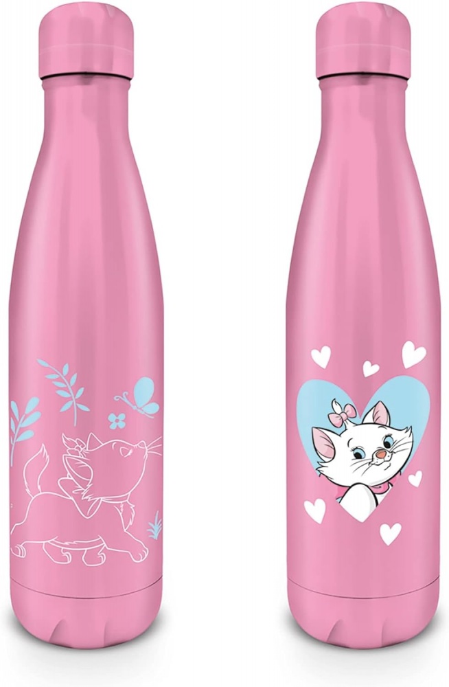 Disney The Aristocats Water Bottle Pink Stainless Steel Vacuum Drink