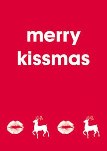 Merry Kissmas - Christmas Card