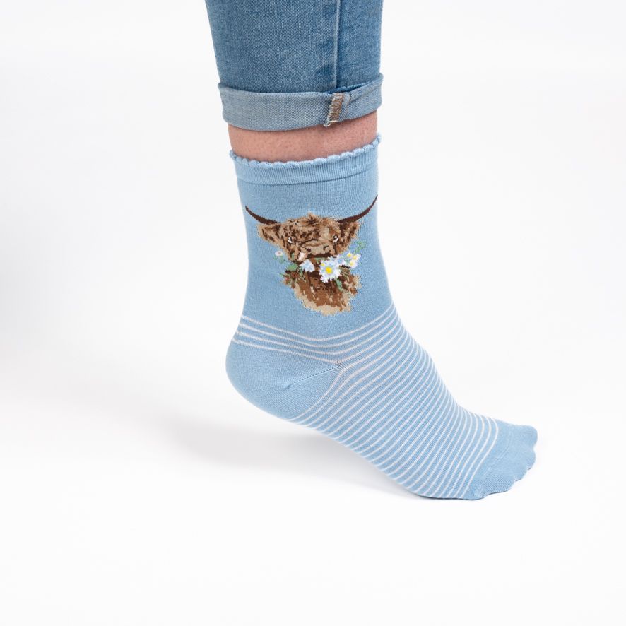 Wrendale Designs Mascherina Viso In Cotone E Bambù - Riutilizzabile, Con Fantasia, Prodotta Nel Regno Unito - 2