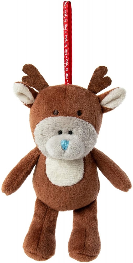Me To You Tatty Teddy Bear In Reindeer Costume - Official Plush Toy With Glitter Antlers, Gift Box, 19cm Cuddly Christmas Gift - View #5