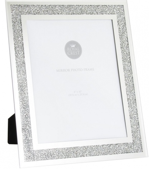 Mirror and Crystal 8'' x 10'' Picture Photo Frame