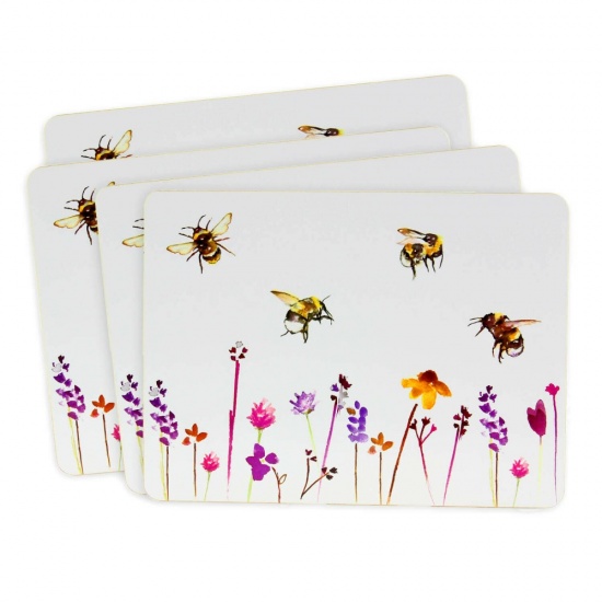 Busy Bees Set Of 4 Placemats Dining Table Place Mats