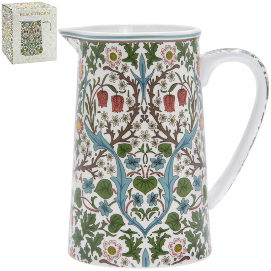 William Morris Floral Blackthorn Fine China Milk Jug