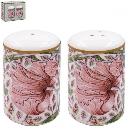 William Morris Pink Pimpernel Salt and Pepper Set Gift Boxed