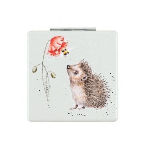 Wrendale Designs Hedgehog Busy As A Bee Compact Mirror Gift Boxed